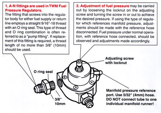 Fuel Pressure Regulators Installation Guide